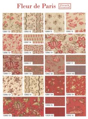 Fleur de Paris Moda Charm Pack 42 100% Cotton 5-inch Precut Cotton Squares