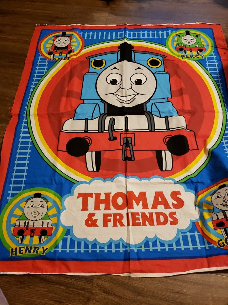 Thomas the Tank & Friends Fabric Quilt Panel Blanket 44 By 36 Inches