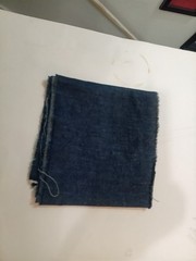 Jean like fabric material for sale by the yard (still on original roll)