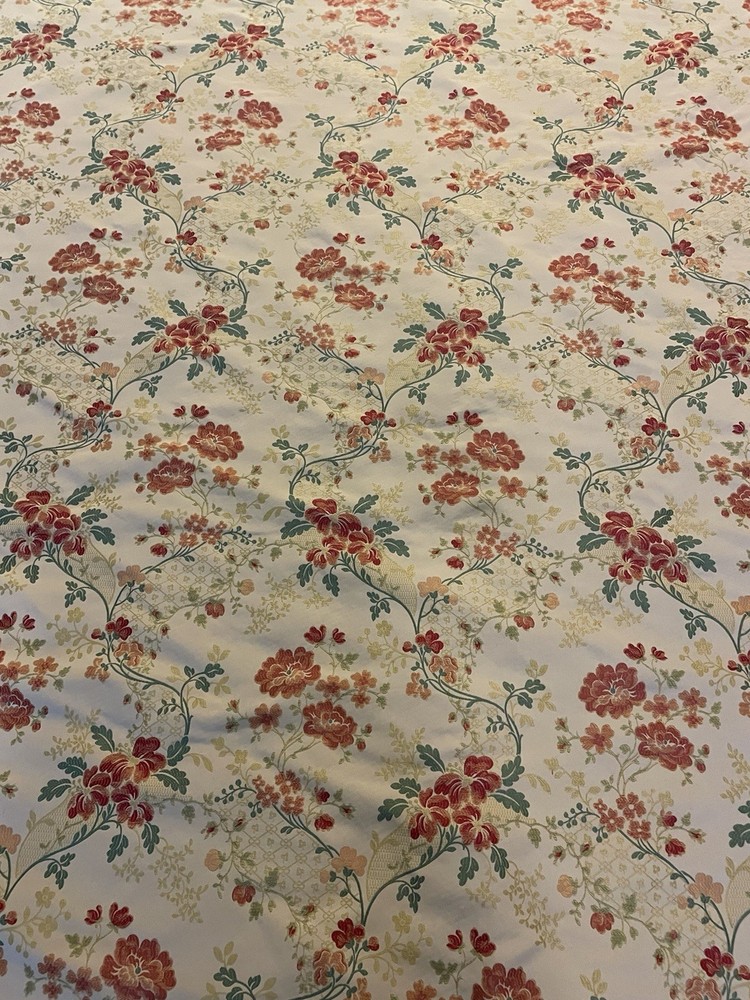 Designer Embroidered Feel Floral Brocade Jacquard Upholstery 7.5+ Yds