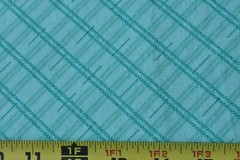 By 1/2 Yd, Vintage, Blue & Green Diagonal Stripes, Fabric Traditions, P7724