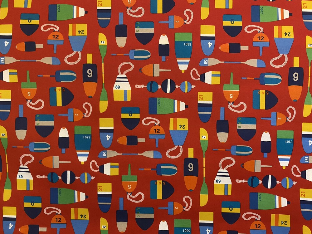 Richloom Fabrics Shipwreck Red Indoor/Outdoor Upholstery