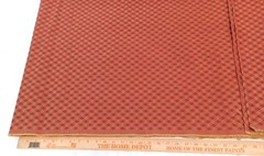 Burgundy Gold Home Decor Upholstery Check Grille Weave Tapestry 2 1/4 Yd x 56″