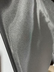 Charcoal Gray Glitter Shine Vinyl Fabric by The Yard DIY Upholster