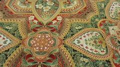 Robert Kaufman Holiday Flourish Peggy Toole 16555 Japan 1 Yd Holly/Floral