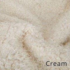 Fur Fabric,Furry Faux Sheep’s Wool Fleece Material Sewing and Craft,Neotrims