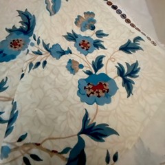 Waverly Vintage Floral Fabric 100% Cotton Made in USA 1.5 yards 56″ wide