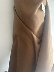Brisbane moss Moleskin brown Colour Width 150 Cm Per Metre