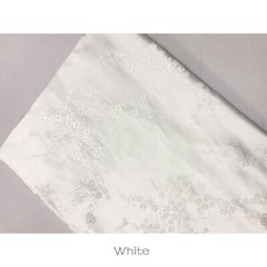Chinese Damask Fabric Plum Blossom Faux Silk Jacquard Brocade Cloths By Metre