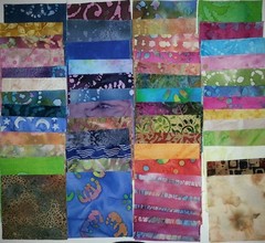 Lot#a, 200pcs BATIK quilt blocks, cotton fabric pack, 3.5″ squares