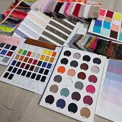 Fabric Swatches for Fashion Design Textile Colour Prediction Book,10 Mix Cards