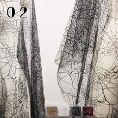 50*150cm Thin Transparent Spider Web Mesh Red Texture Fabric DIY Stage Crafts.
