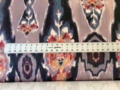 Designer Ikat Fabric, 100% Linen, 9.5oz., 322gsm, BTY, Swatch Available