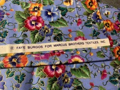 Floral Cotton Fabric Fat Quarter 18×22″ Faye Burgos Marcus Brothers Textiles