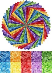 100% Cotton 5×5″ Floral Fabric Squares – 50 PCS for Creative Quilting Projects