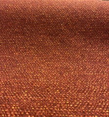 Chenille Presley Red Henna Tweed Upholstery Fabric by the yard