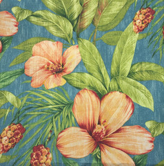 Covington Fabric Tropical Floral Upholstery 8 Yards x 56″ W Indoor Outdoor