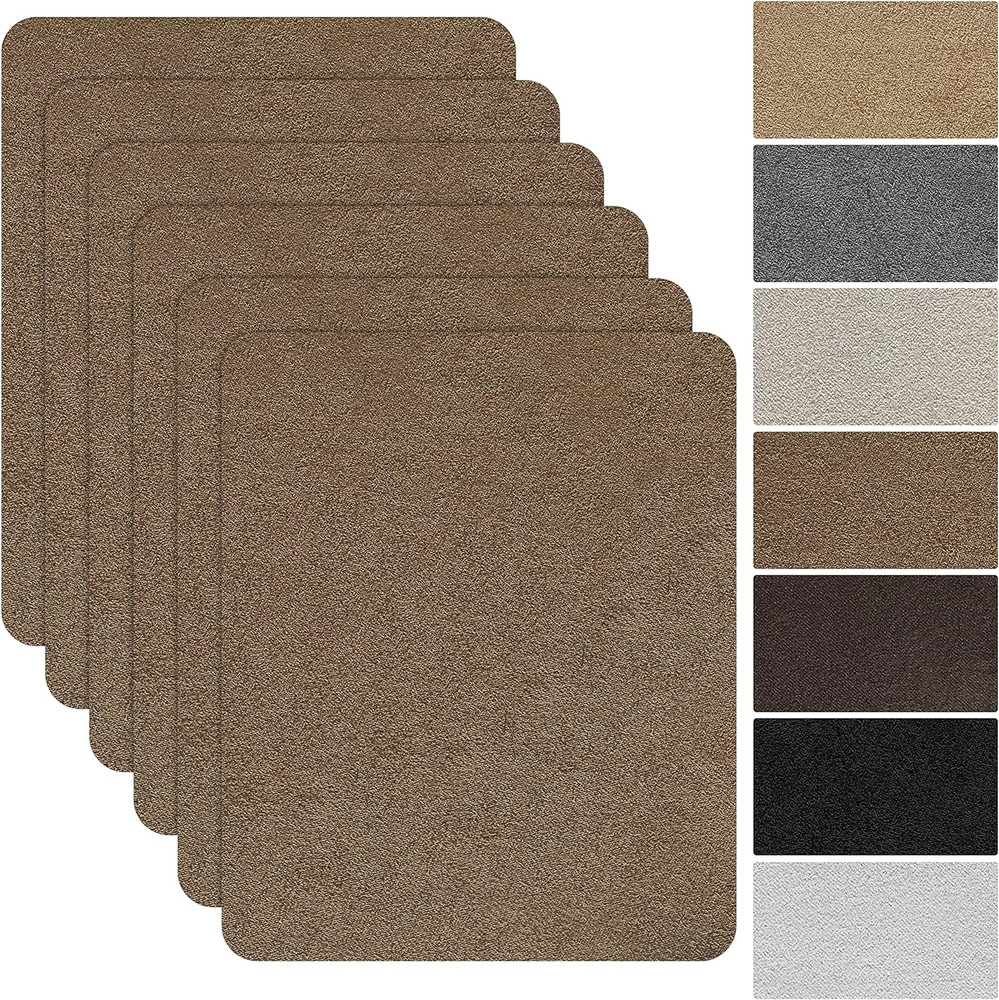 Sofa Fabric Repair Patch, 6 Piece Microfiber Patches, Self Adhesive Fabric Sofa