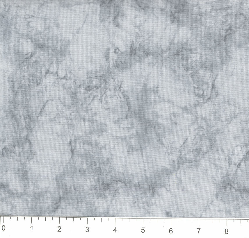 Dove Gray Marble Stone 100% Cotton Fabric by the 1/4 yard