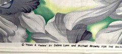 “Petals & Pastels” Debra Lunn & Michael Mrowka Cotton ONE YARD x 44” Fabric