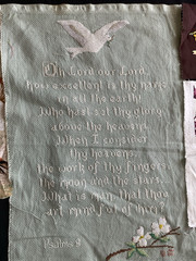 Birds Hand Stitched Fabric Scraps Lace Slow Stitch Crafts Junk Journal – 10