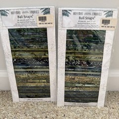 Hoffman Fabrics Bali Snaps Hand Painted Batik 3pcs 5” Precuts 40PC each