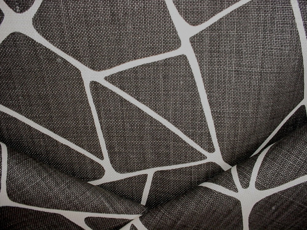 Kravet Couture To The Point Mink Turtle Shell Printed Linen Upholstery Fabric