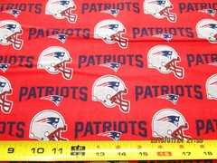 NEW ENGLAND PATRIOTS BRAND NEW DESIGN COLORS 58″ WIDE 1 YARD PIECE 100% COTTON