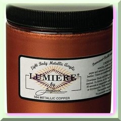 Metallic Copper Fabric Paint 8 oz