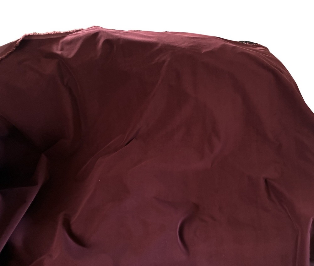 Rich Burgundy Velvet Like Fabric – Soft, Luxurious, Perfect for Crafting – 88X58