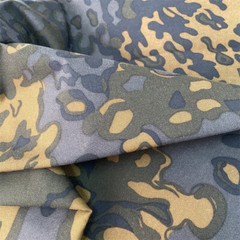 500D Nylon Oxford Oak Leaf Pattern Autumn Winter Camouflage Tactical Fabric