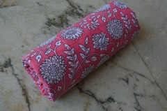 5 Yard New Hand Printed Indian Fabric 100% Cotton NO DUTY CHARGES 100%✅ZK-376