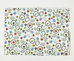 Super Snuggle Flannel Baby Fabric Porcupines Mushrooms 30″ x 42″ Pre-Shrunk