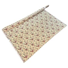 VTG Waverly Fairhaven Bright Floral Fabric 6.5 Sq Yards Cotton Cottage Shabby