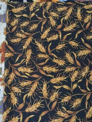 Lot of 12, Fabric, floral, animal print, leaves, veggies, multicolor, 1lb 9oz