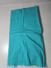 Solid Turquoise Fabric Unbranded 2 Yards
