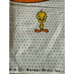 Vintage 1982 Tweety Bird Fabric Panel Princess Fabrics for Warner Bros
