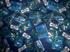 Vintage United States America Travel Fabric Geography Vacation History 68″ x 58″