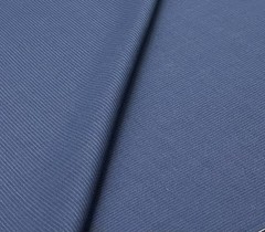 Blue Striped Super 150s Wool And Silk Fabric Suiting Fabric Thobe Scabal 3.5m