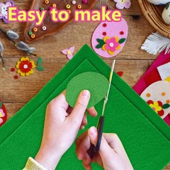 20 PCS Green Soft Felt Sheets 1.4mm Thick 8×12 Inch Handicraft Fabric Crafts
