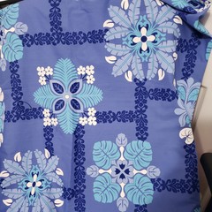 Trendiex Fabric Blue Hawaiian Cotton Sewing Movie TV Prop Clothing Vacation 3+ y
