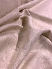 BONE DAMASK COTTON POLYESTER FABRIC : 137cm WIDE – #BORDEAUX.