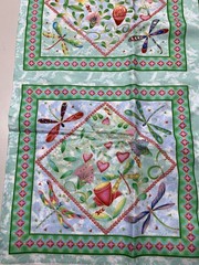 Iridescence Dragonflies Linda M Poole Avlyn Fabric 1 Yd 10”