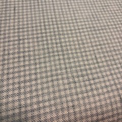 100% Linen Sage Green/Gray Cream Glen Plaid Fabric 11 Yards Designer Suiting