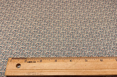 Vtg Allover Floral Fabric By Marcus Brothers Lt Blue Dark Blue Red On Beige BTHY
