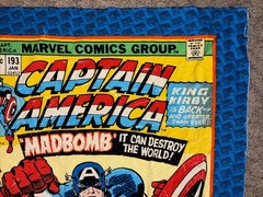 Camelot Fabrics Marvel Captain America Madbomb Fabric Panel 13020308P 35×43 in