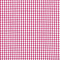 Fuchsia Gingham Checkered 1/8” inch Fabric poly cotton 60” wide no stretch