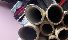 10 Heavy Duty Premium Cardboard 54 – 60 inch Fabric Tubes Rolls