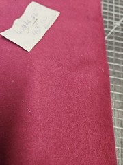 6 Yards Cotton Flannel Maroon Brick Red