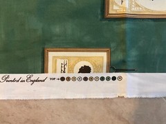Rare Vintage Screen Printed English 1995 Fabric Roll “The Design Archives” VGC